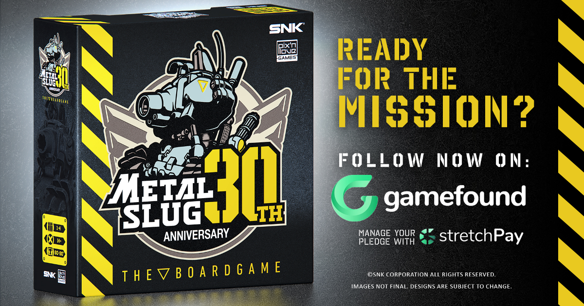 Presentación promocional de Metal Slug: The Boardgame